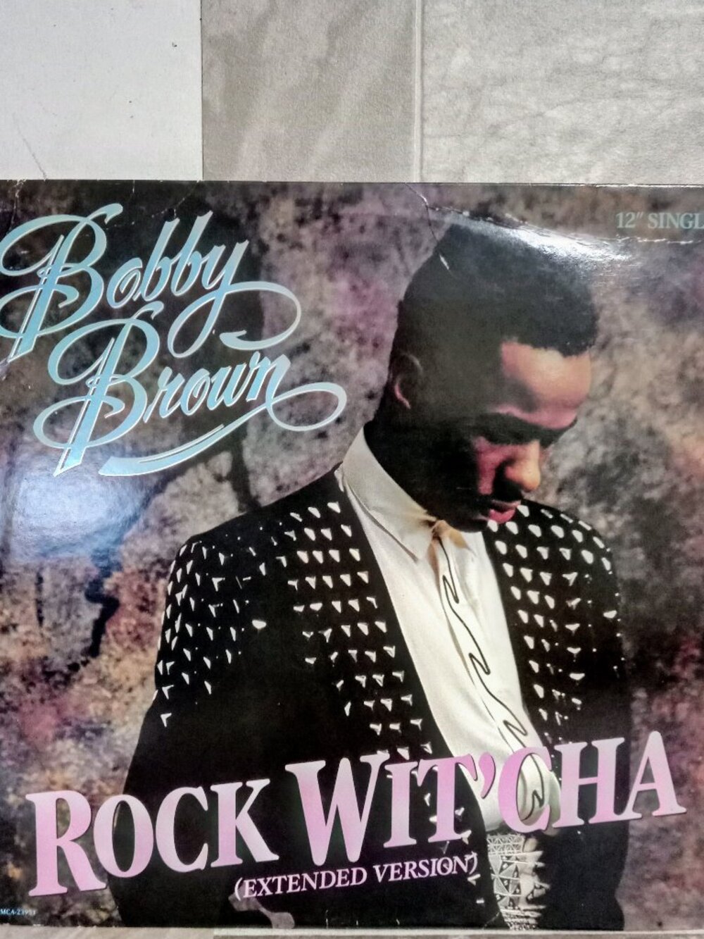 Bobby Brown Rock Wit'Cha 12" Vinyl Single 1989 MCA-23951 L.A. & Babyface
